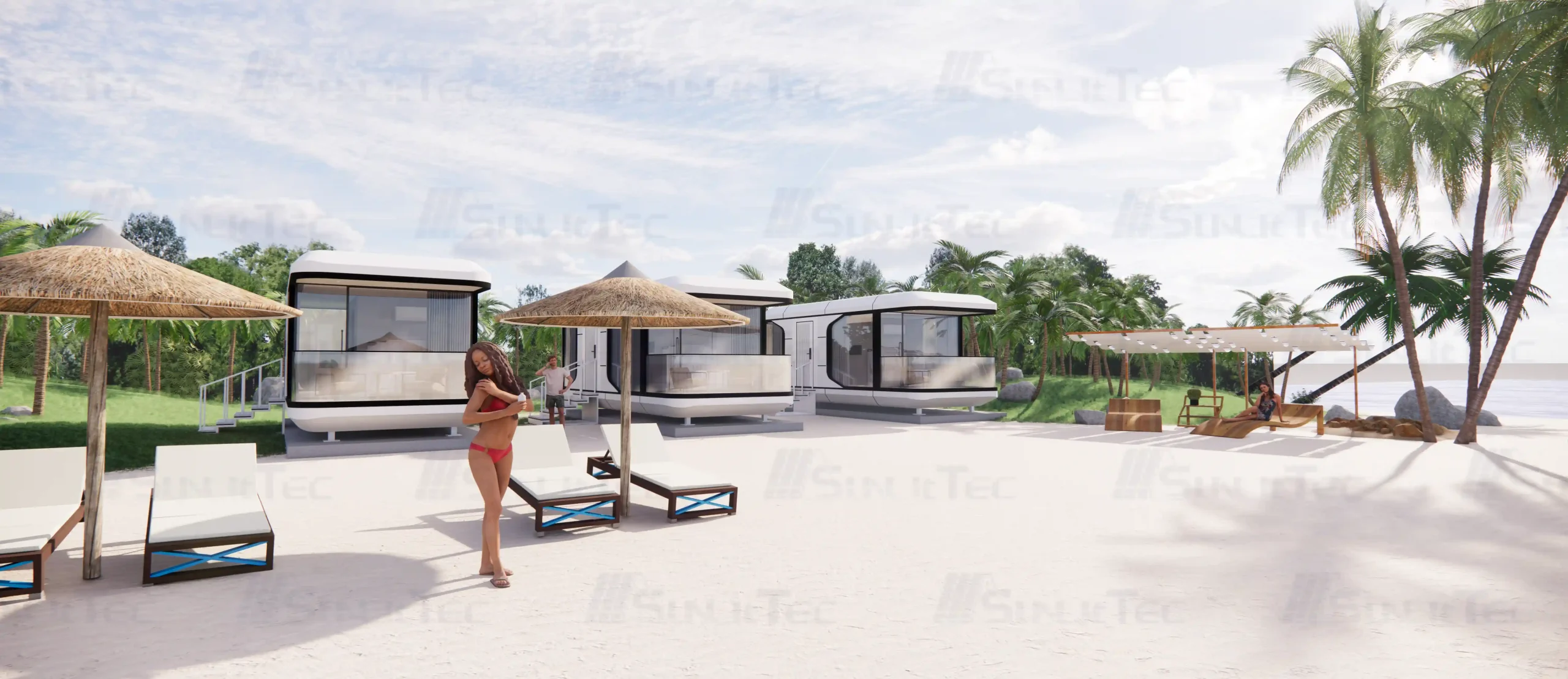 Sunlit Tec’s X5 model space capsule house