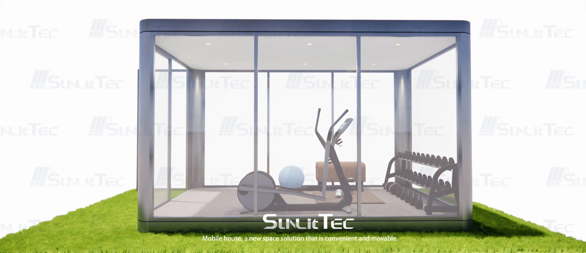 sunlit mobile house