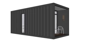 C1.1 Container House with Balcony Features