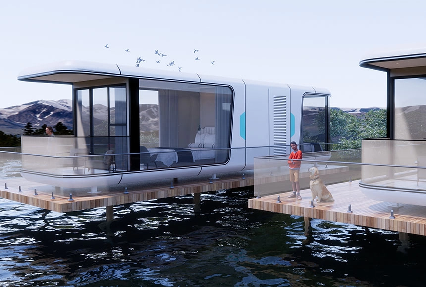 E6 With Balcony Space Capsule