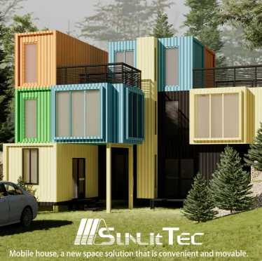 Home14sunlit-tec Container House Benefits Structural Integrity and Modular Flexibility