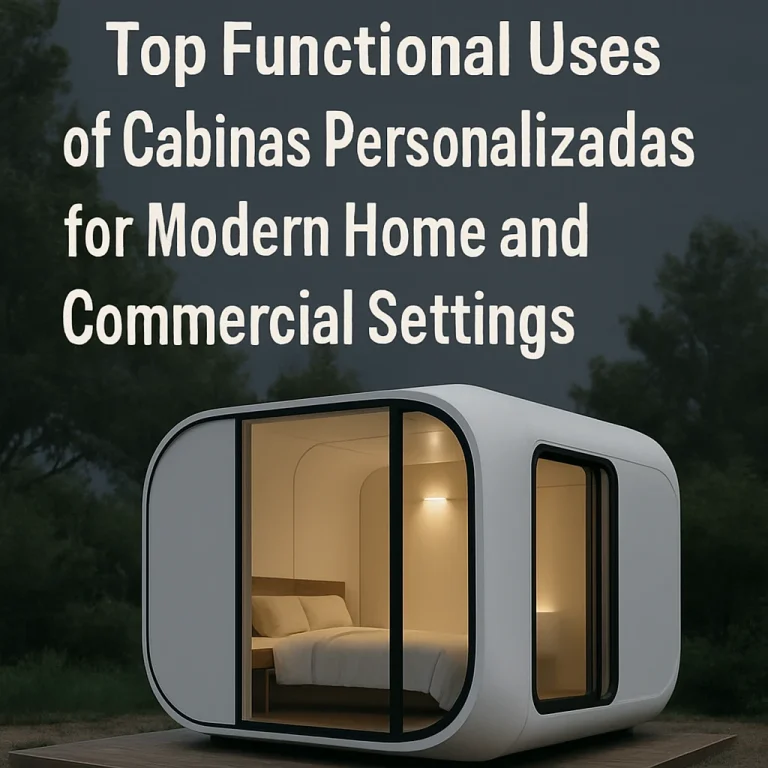 Top Functional Uses of Cabinas Personalizadas for Modern Home and Commercial Settings