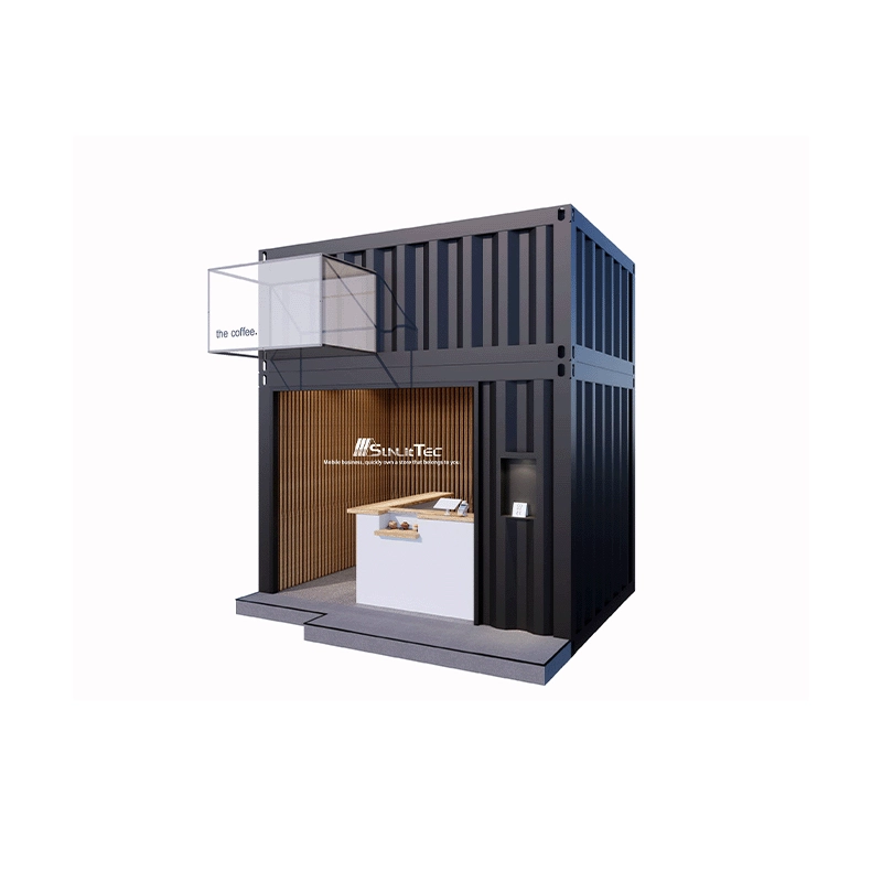 C4 Double Layered Custom Shop Container Houses