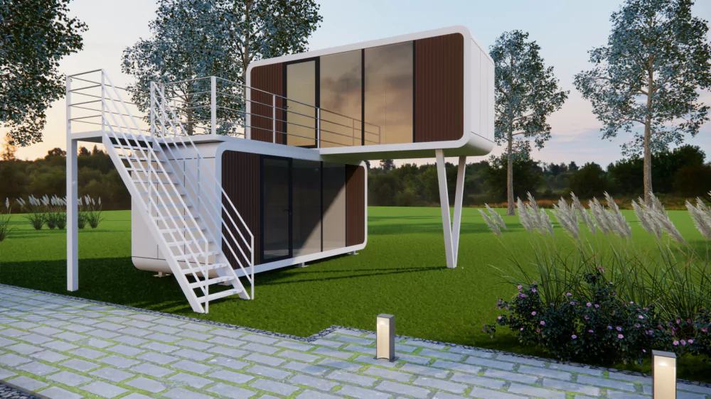 L1 Double Layered Design Apple Cabin