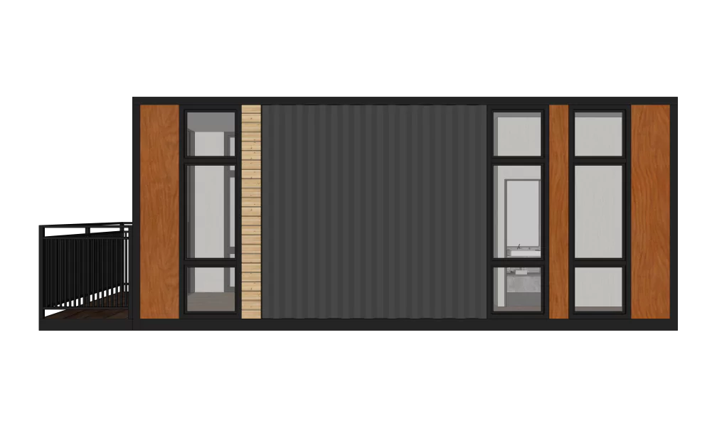 Integrated Space Systems in Urban Smart Communities: Driving Efficiency and Sustainabilitysunlit-tec sunlit-tec-modular-prefab-house-wood-accent-exterior