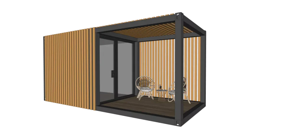 Sustainable Modular Container Houses for Low-Carbon Projects | Sunlit Tecsunlit-tec sunlit-tec-prefab-container-house-with-terrace-ca2
