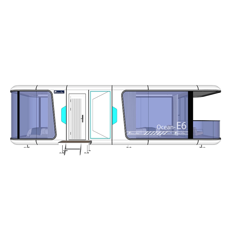 Energy-Efficient Space Capsules: Lower B2B Operating Costs1sunlit-tec sunlit tec e6 with balcony space capsule