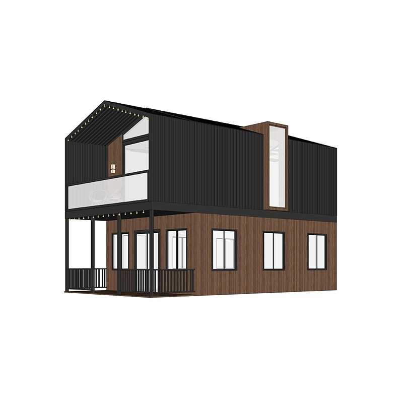 Foldable Board Houses for Remote Workforce and Temporary Facilities Commercial Buying Guide 20261sunlit-tec Sunlit Tec B7 two-storey board house with balcony and exterior stairs