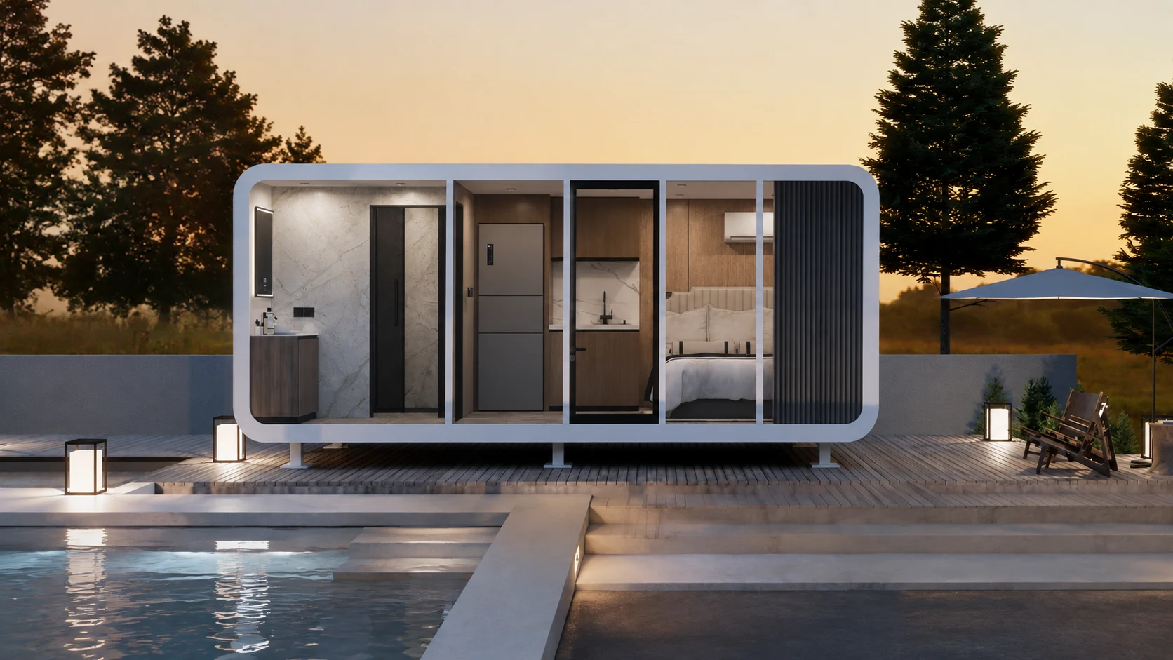 Sunlit Tec P3 Apple Cabin